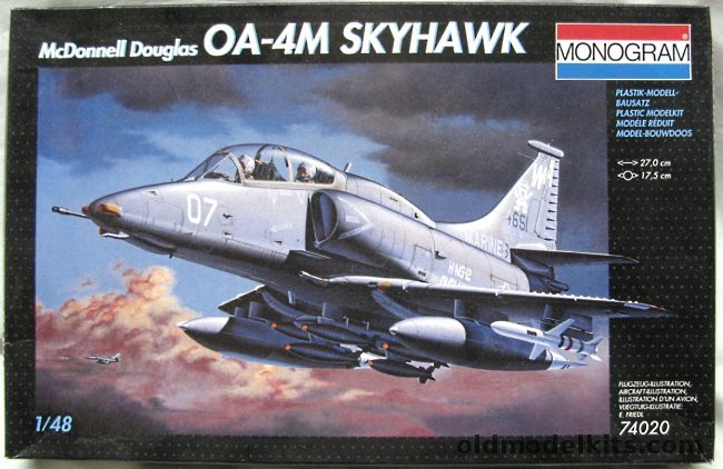 Monogram 1/48 OA-4M Skyhawk, 74020 plastic model kit